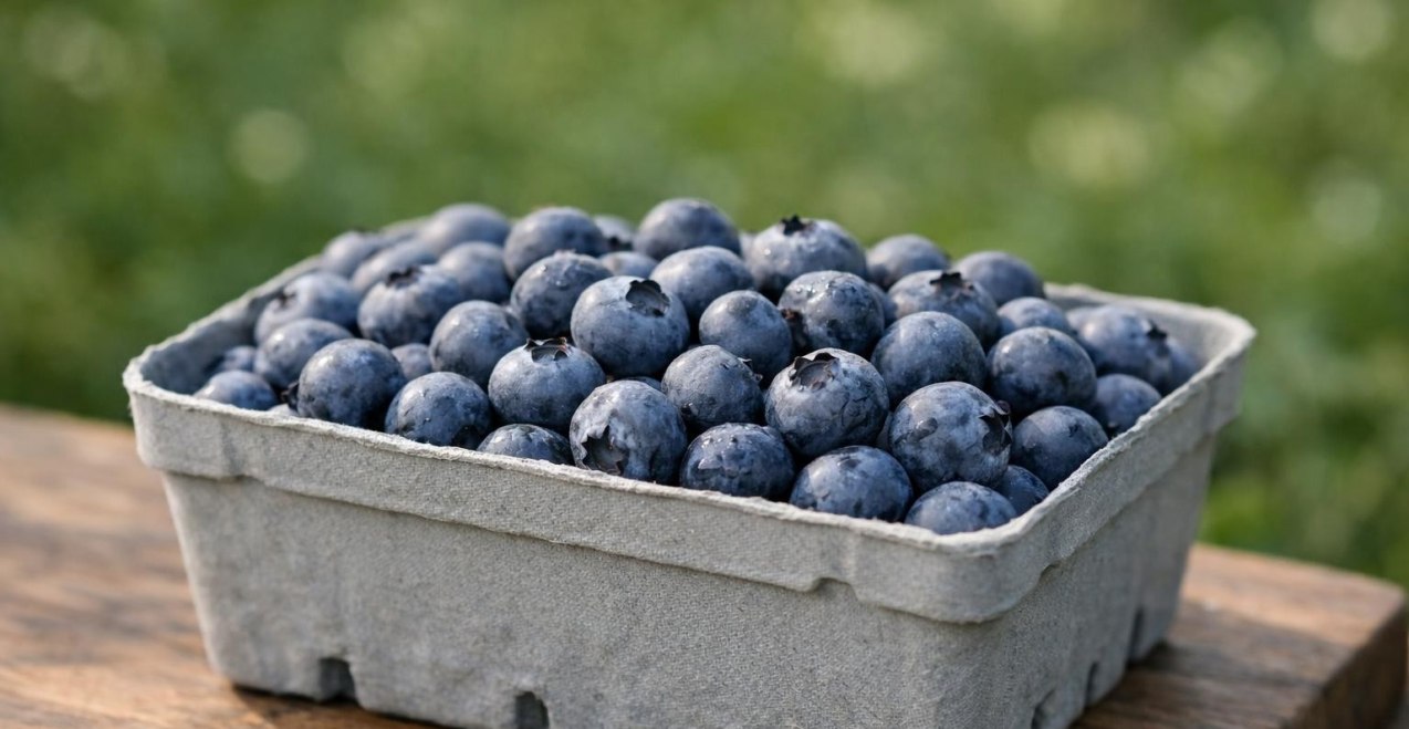 Heidelbeeren in Pappschale, © Inn-Salzach Tourismus Heidelbeeren in Pappschale, © Inn-Salzach Tourismus