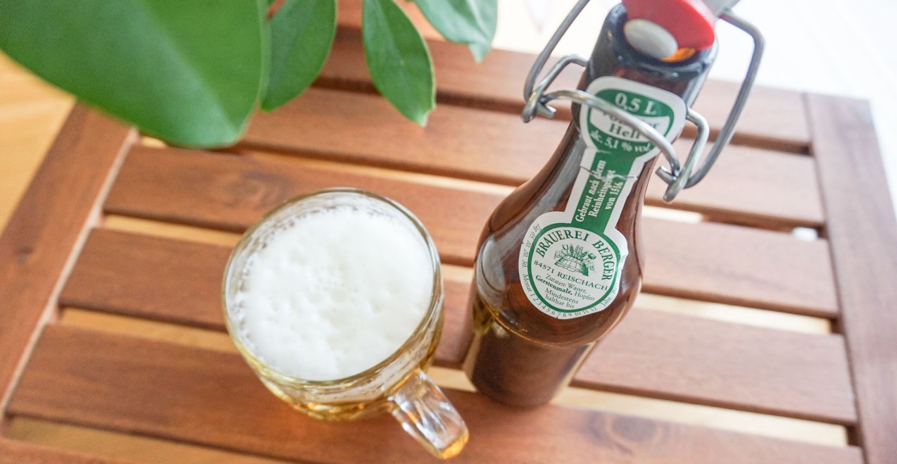 Helles Bier der Brauerei Berger, © Inn-Salzach Tourismus Helles Bier der Brauerei Berger, © Inn-Salzach Tourismus