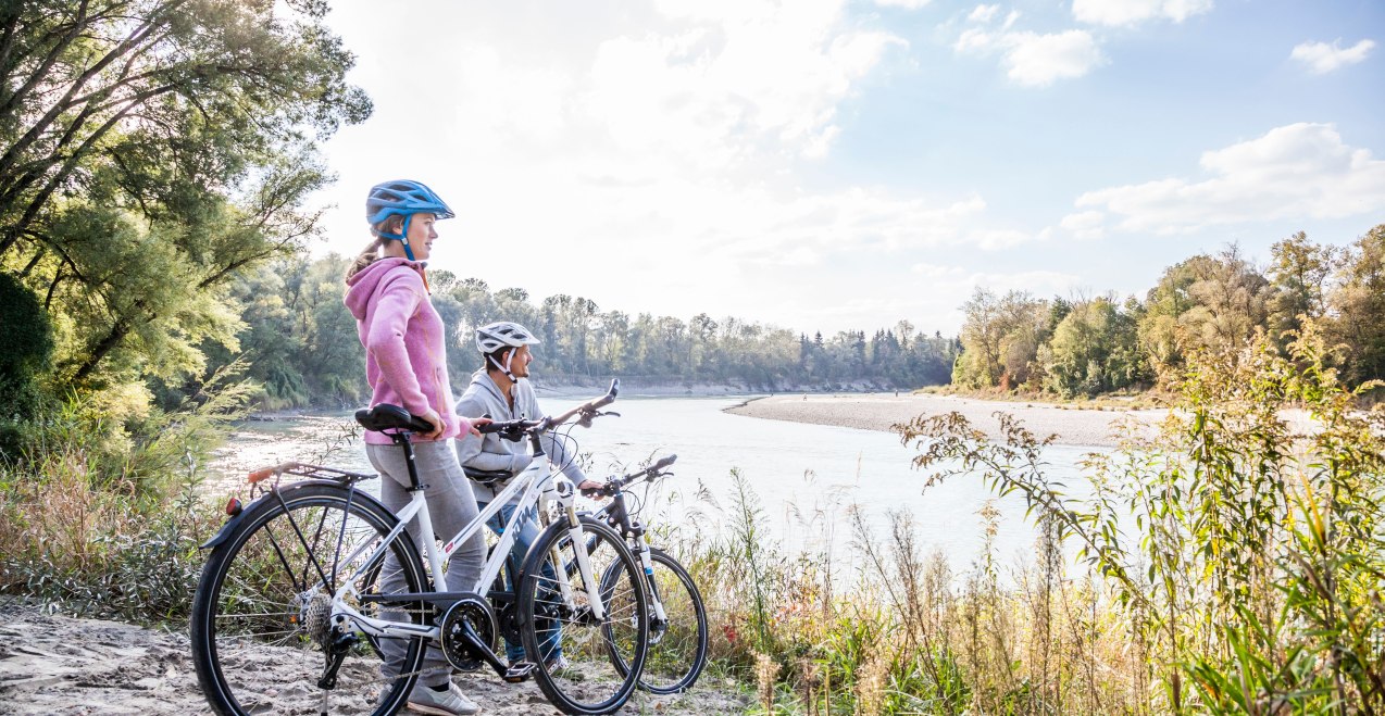 Radfahrer am Inn, © Inn-Salzach Tourismus Radfahrer am Inn, © Inn-Salzach Tourismus