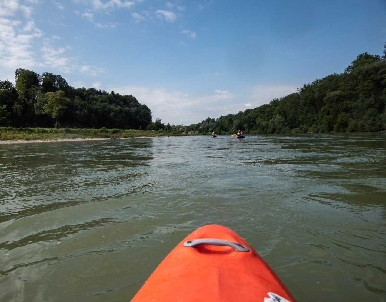 Kajaktour auf der Salzach, © Inn-Salzach Tourismus Kajaktour auf der Salzach, © Inn-Salzach Tourismus