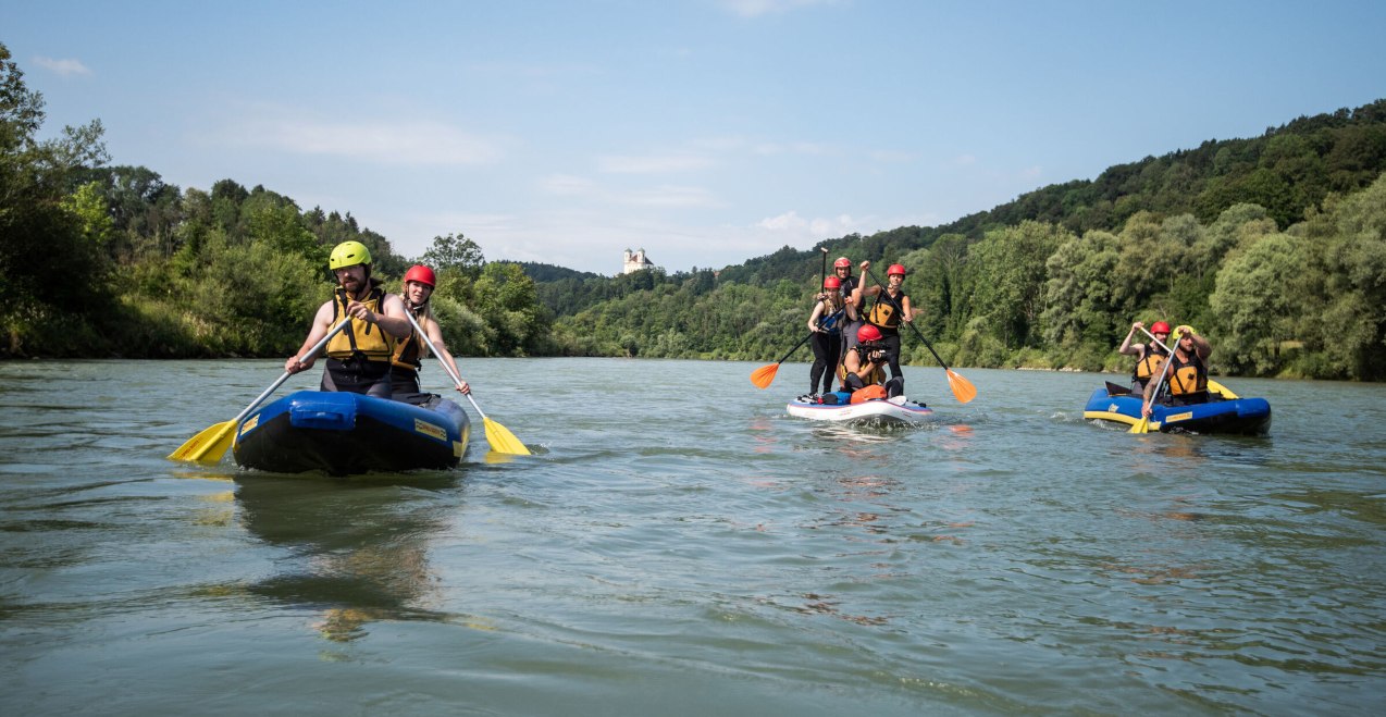 Flusswanderungen Salzach, © Andreas Jacob Flusswanderungen Salzach, © Andreas Jacob