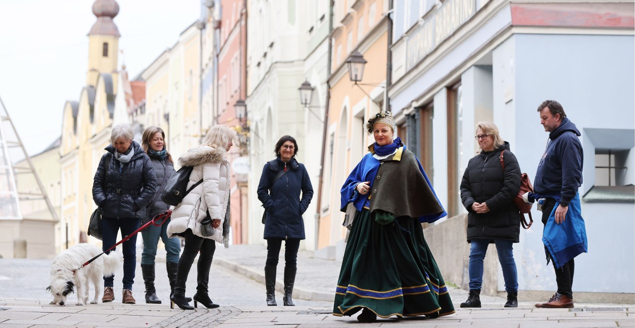 Historische Führung in der Altstadt, © Burghauser Touristik Historische Führung in der Altstadt, © Burghauser Touristik