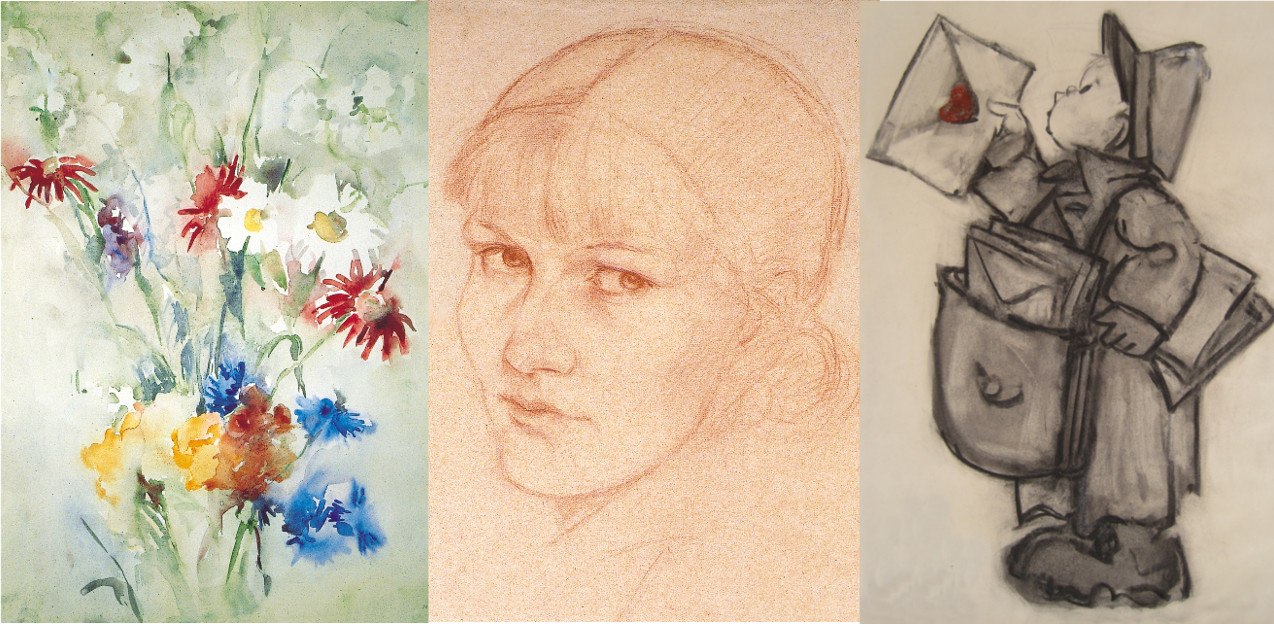 Zusammenschnitt von Werken Berta Hummels, &copy; Berta Hummel Museum