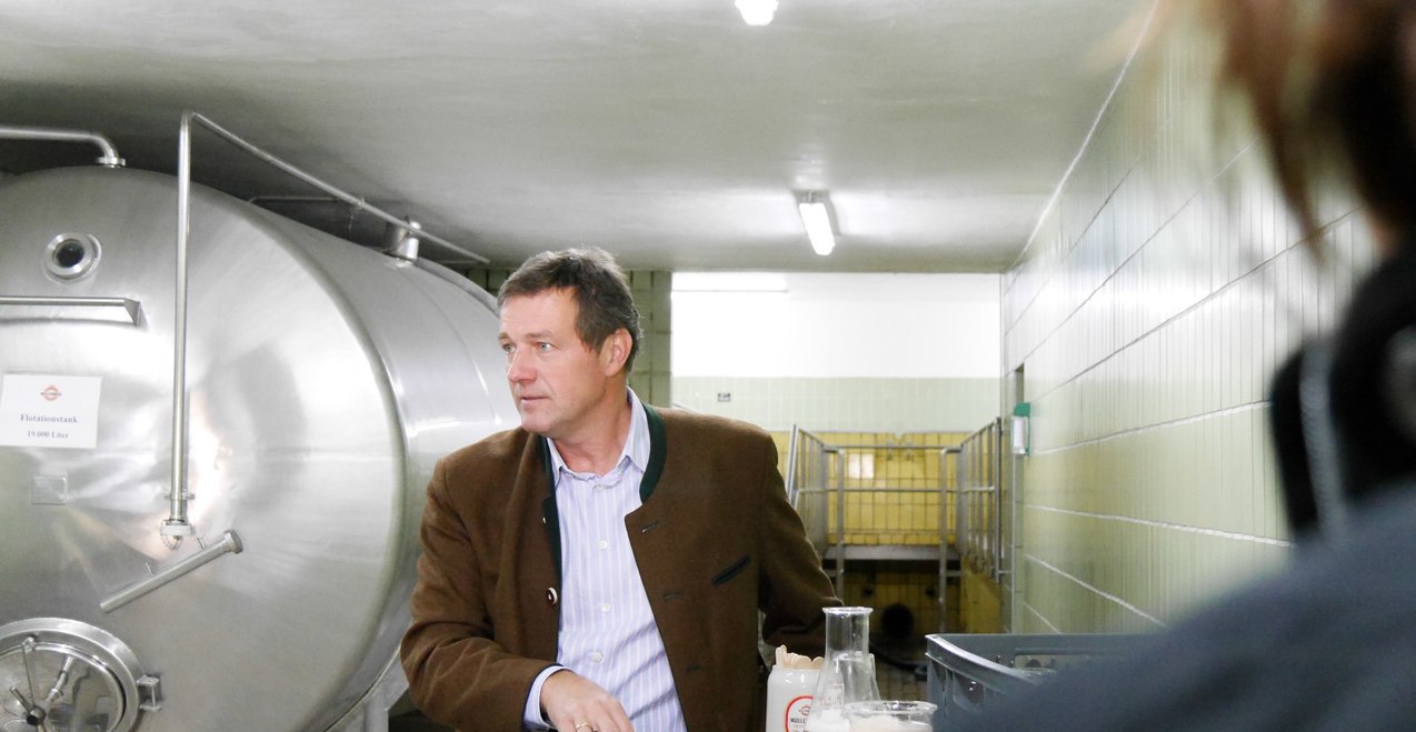 Brauereif&uuml;hrung im M&uuml;llerbr&auml;u Neu&ouml;tting, &copy; Inn-Salzach Tourismus