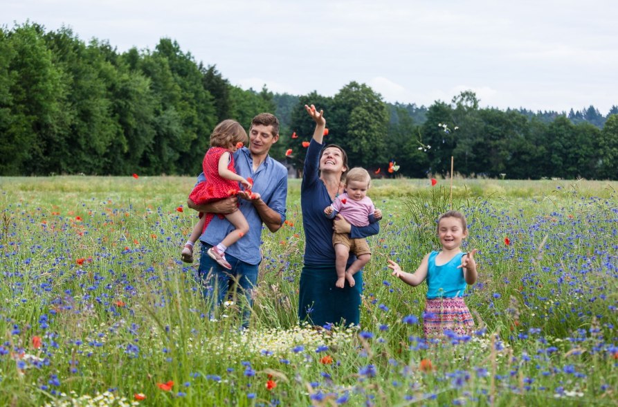 Familie Brunnhuber, &copy; Biohof P&uuml;rten