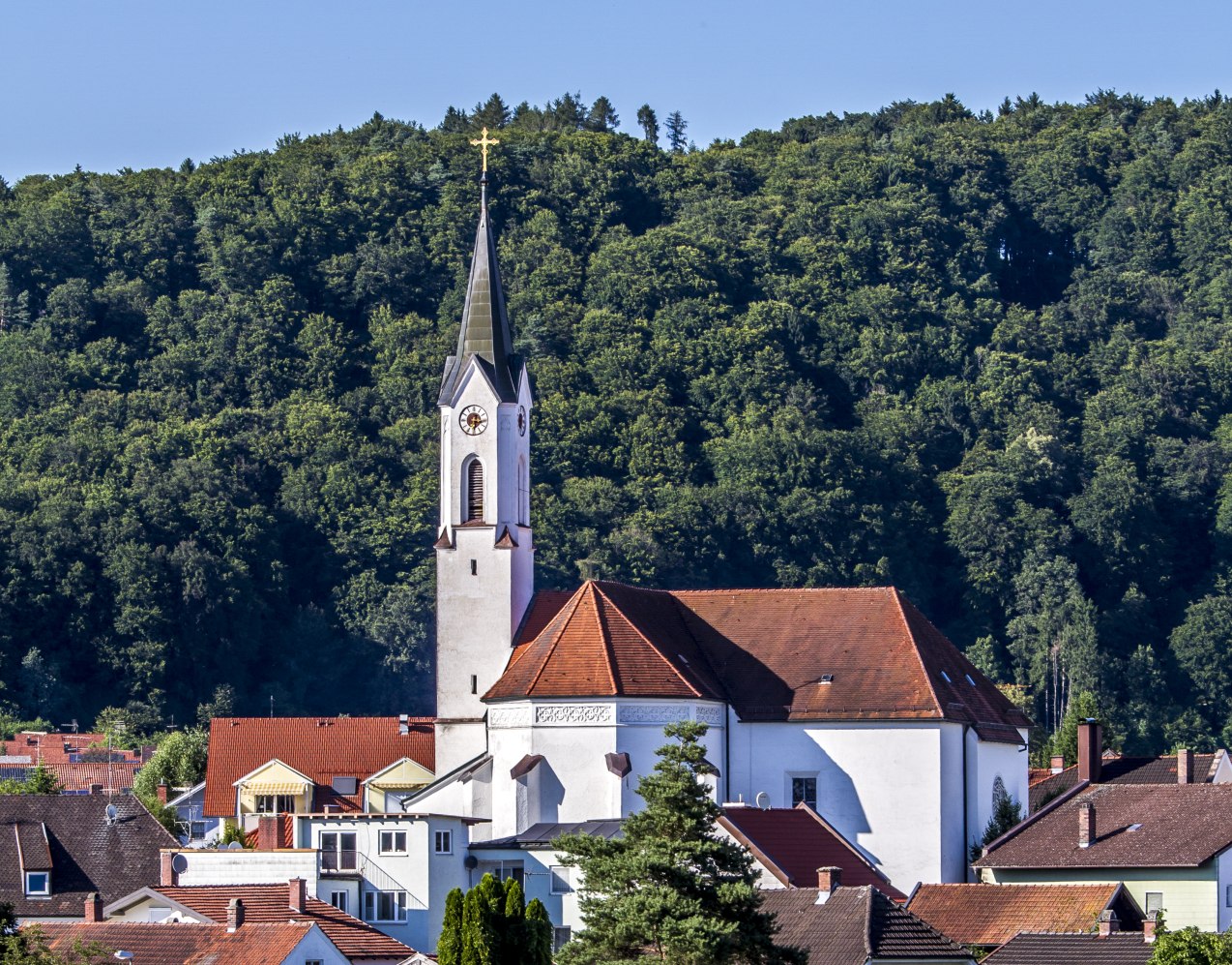 Kirche St. Oswald in Marktl, &copy; Inn-Salzach Tourismus