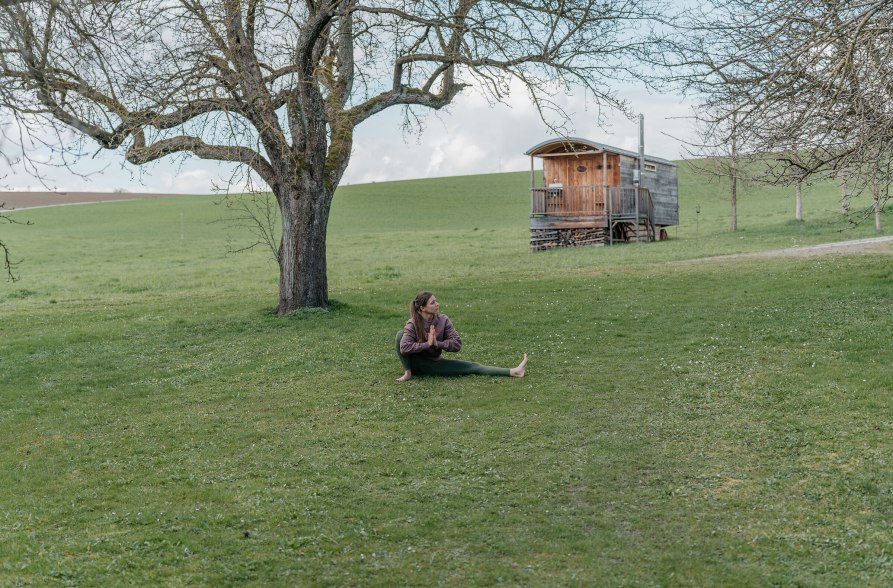 Yoga im AmVieh Theater Schwindegg, &copy; Inn-Salzach Tourismus