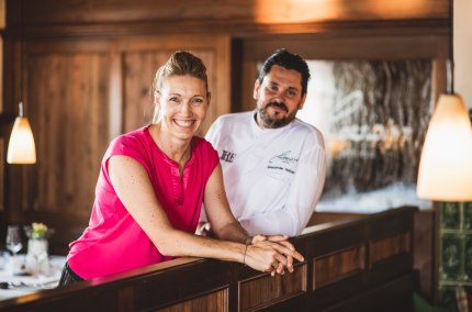 Alexander Huber mit Lebensgef&auml;hrtin Sandra Allertseder, &copy; Inn-Salzach Tourismus