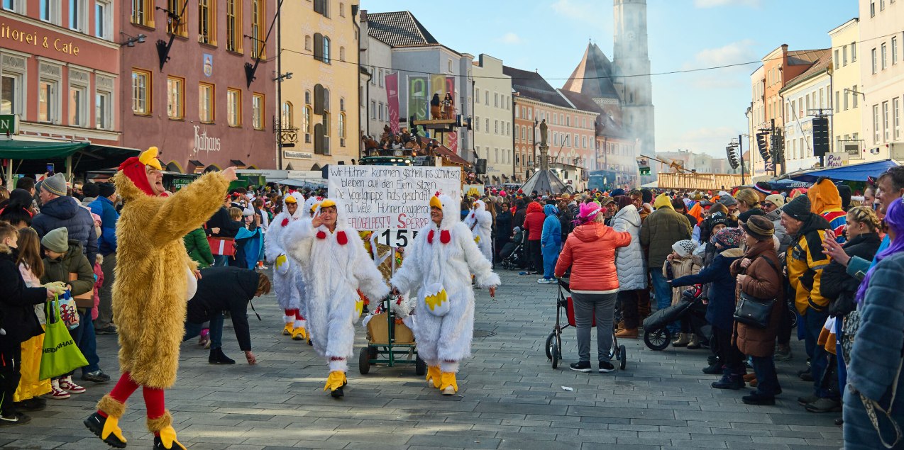Faschingsgruppe Neu&ouml;tting Gaudiwurm, &copy; Inn-Salzach Tourismus