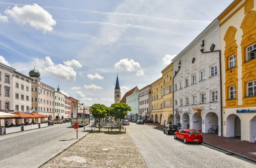 Stadtplatz M&uuml;hldorf am Inn