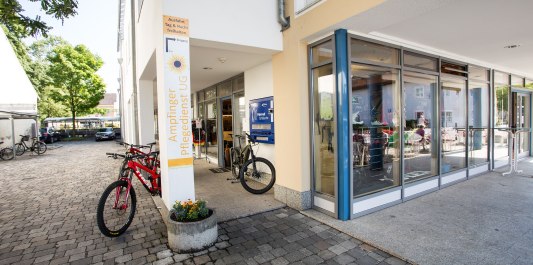 Au&szlig;enansicht von Stefans Bikeladen Ampfing, &copy; Stefans Bikeladen
