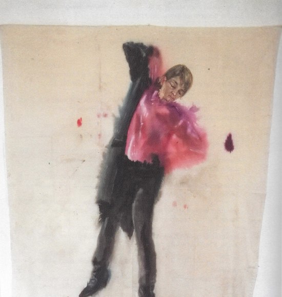 Selbstportait nach Hodler, &copy; Undine Goldberg