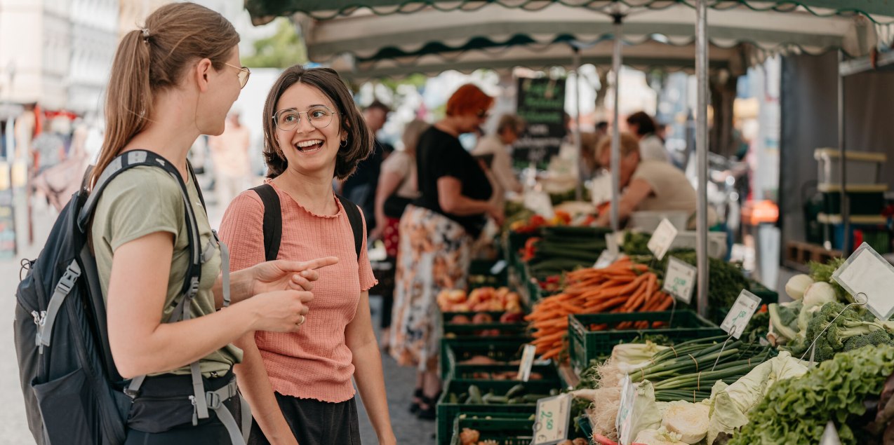 Bauernmarktbesuch, &copy; Inn-Salzach Tourismus