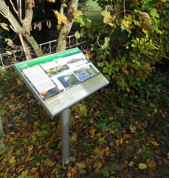 WasserWissensWeg Reischach Schild, &copy; ILE Holzland - Inntal