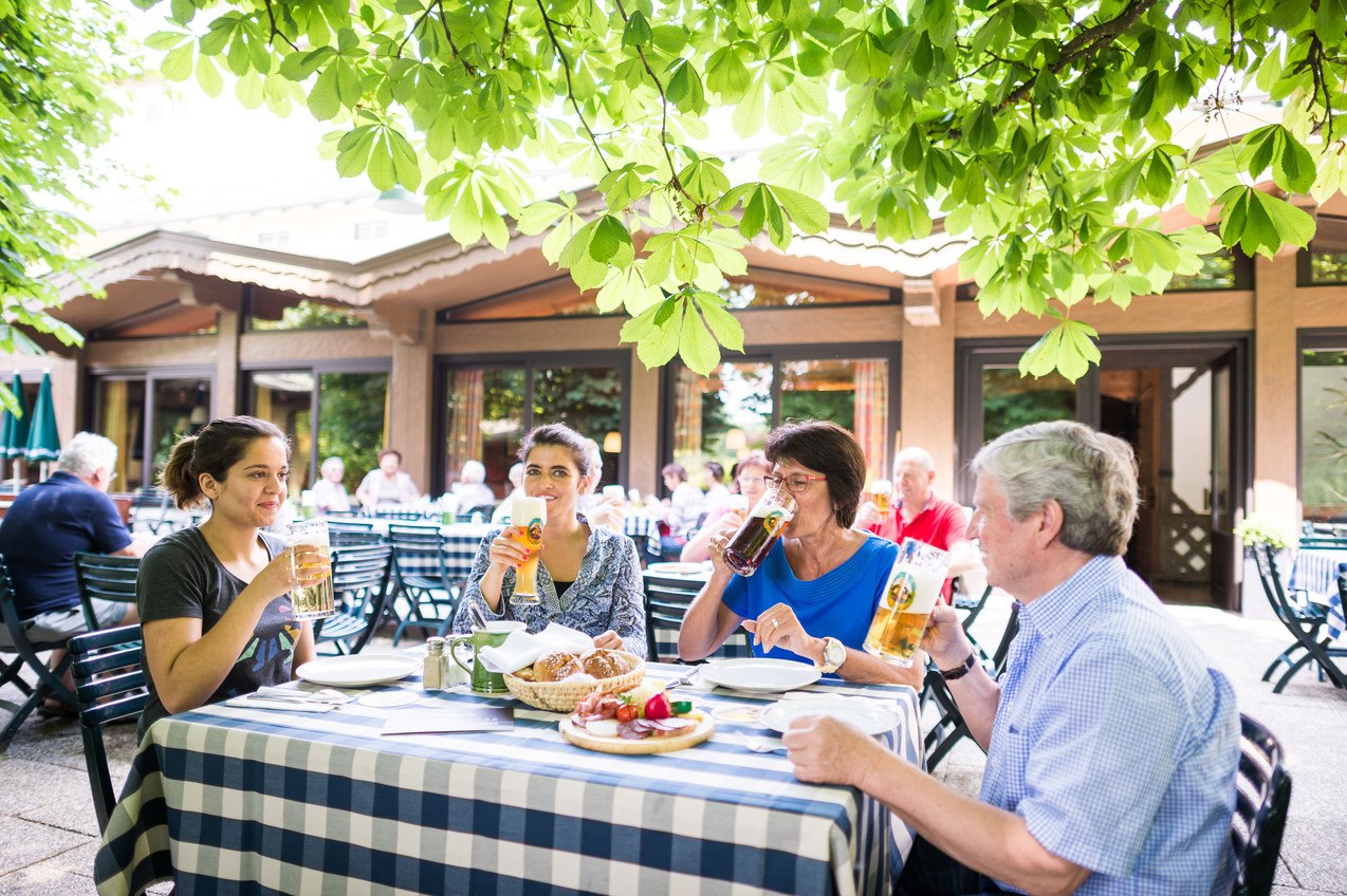 Biergarten Br&auml;u im Moos, &copy; Inn-Salzach Tourismus