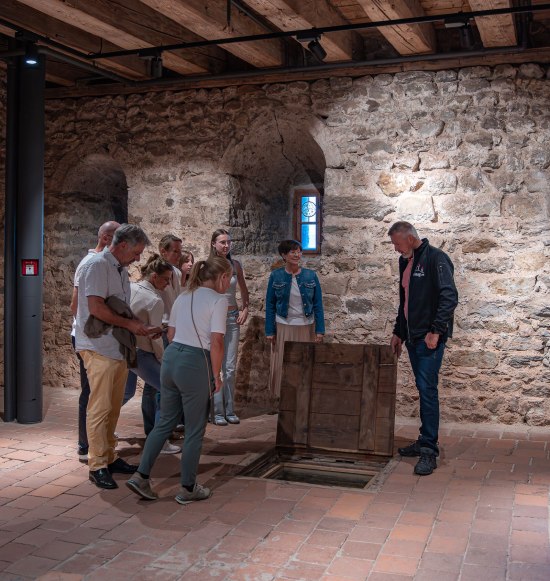 Schlossturmf&uuml;hrung Haag mit Gruppe, &copy; Inn-Salzach Tourismus
