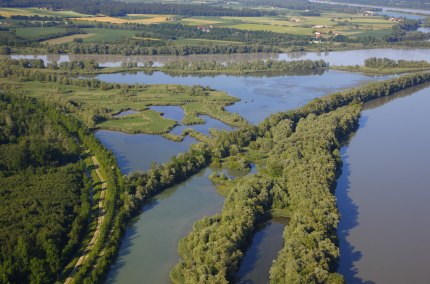 Europareservat Unterer Inn Luftaufnahme, &copy; Heiner Heine
