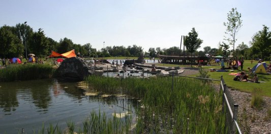 Gr&uuml;ne Lagune in Ampfing, Landkreis M&uuml;hldorf a. Inn, &copy; Inn-Salzach Tourismus