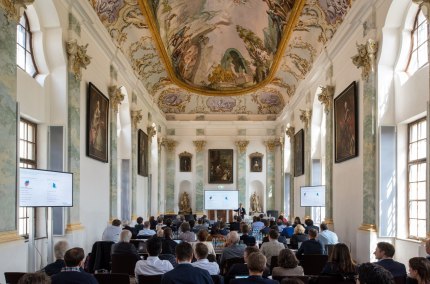 Festsaal des TUM Akademiezenturm Raitenhaslach, &copy; TU Muenchen (Astrid Eckert)
