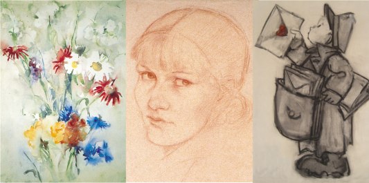 Zusammenschnitt von Werken Berta Hummels, &copy; Berta Hummel Museum