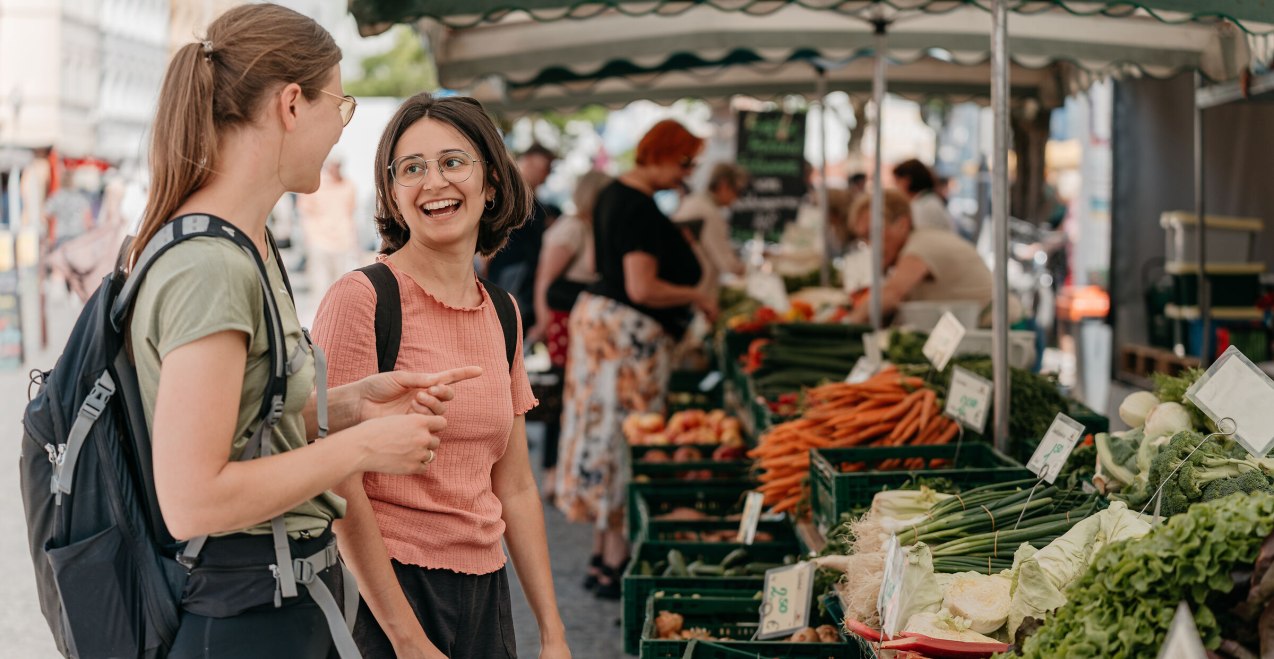 Bauernmarktbesuch, &copy; Inn-Salzach Tourismus