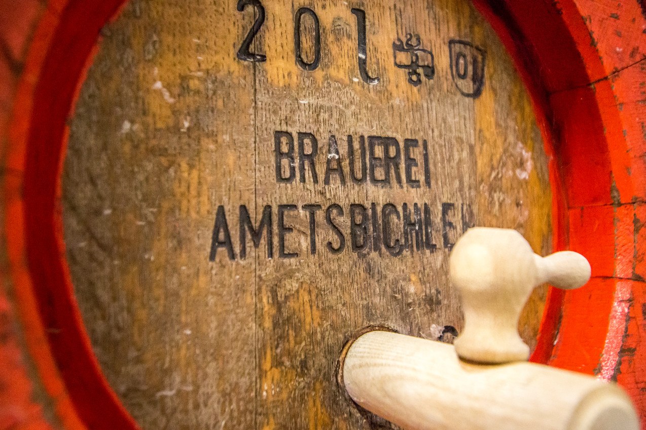 Bierfass der Brauerei Ametsbichler in Aschau a. Inn, &copy; Inn-Salzach Tourismus