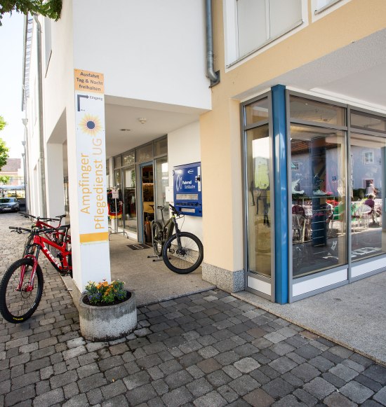 Au&szlig;enansicht von Stefans Bikeladen Ampfing, &copy; Stefans Bikeladen