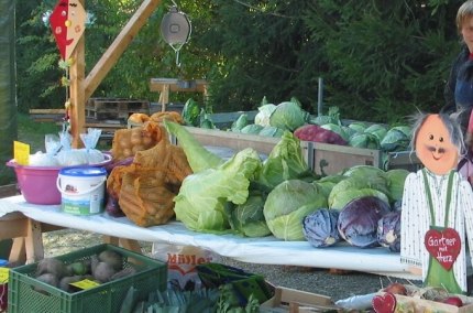 Gem&uuml;se beim Kraut- und  
R&uuml;benmarkt Buchbach, &copy; GBV Buchbach
